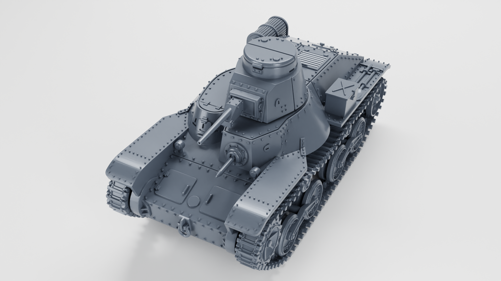 WG3D Type 95 Ha-Go Light Tank (JAPAN, WW2)