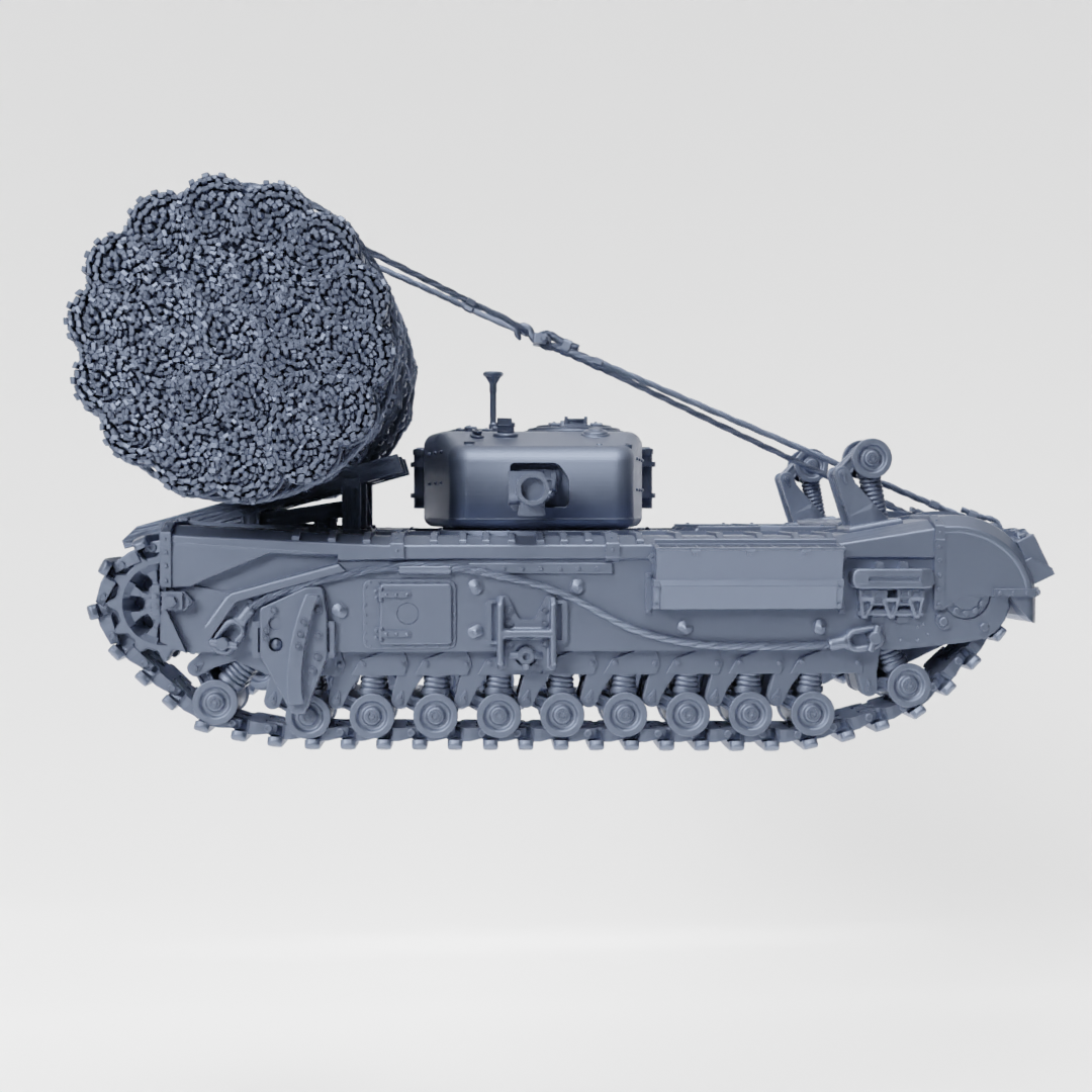 WG3D Churchill Mk.IV Fascine carrier (UK, Ad-hoc, WW2)