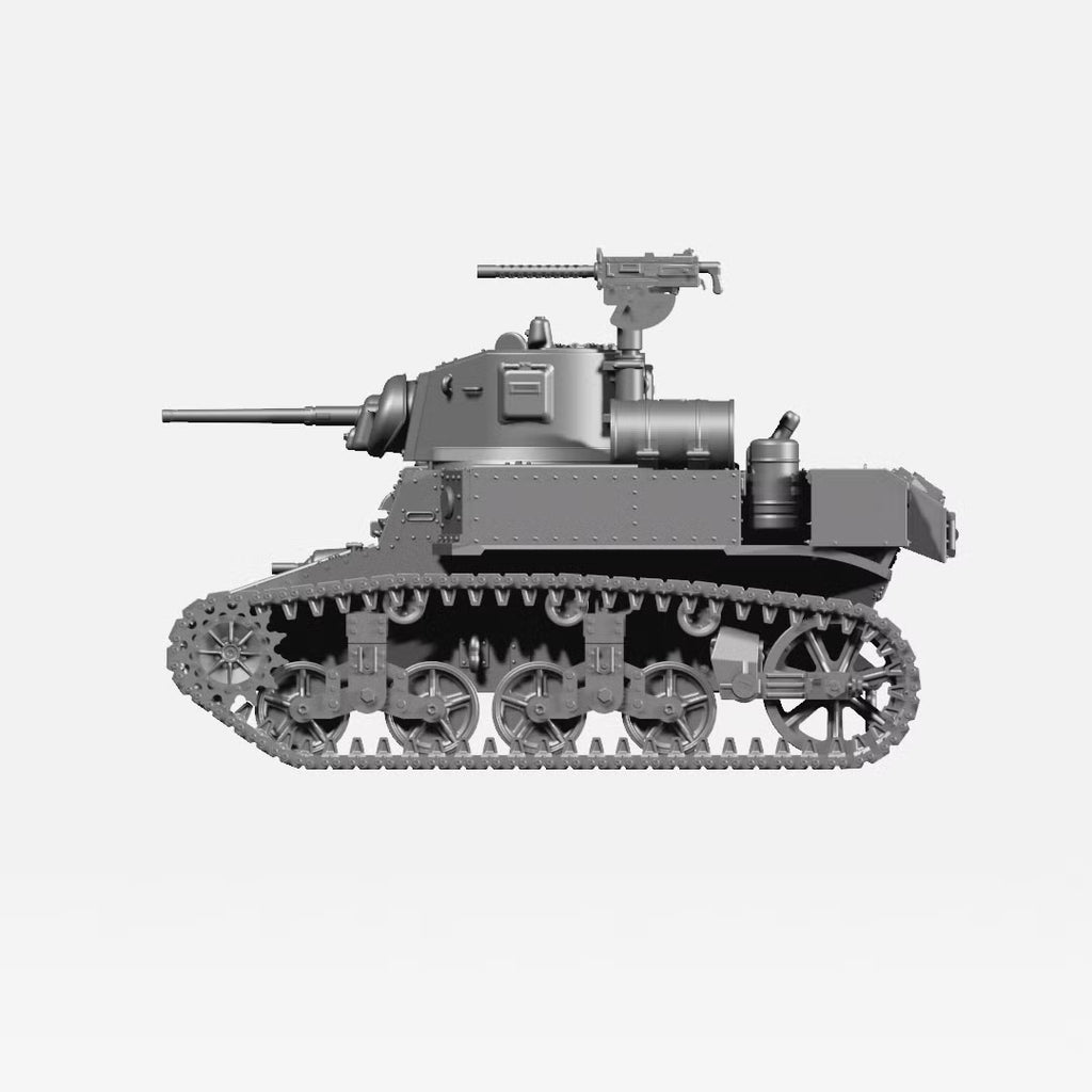 WG3D M3A1 Stuart with hull-mounted flamethrower (US, WW2)