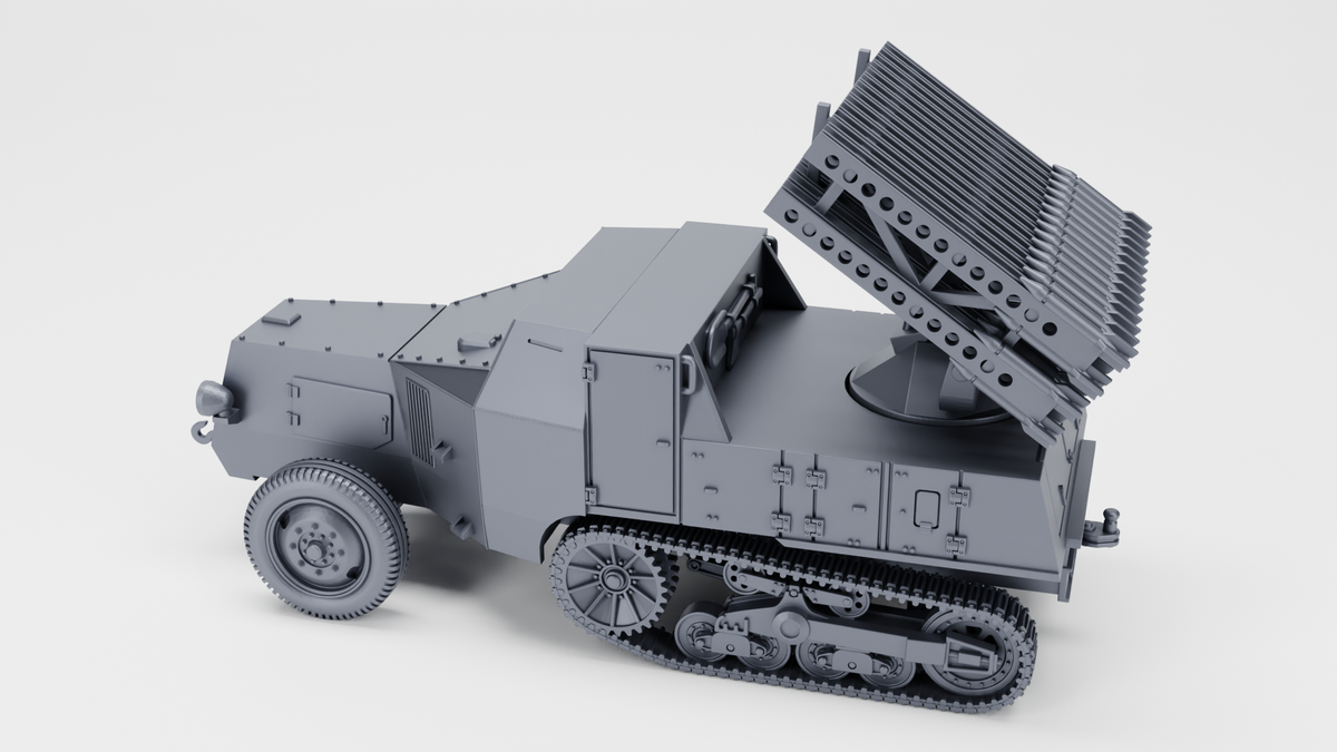 WG3D Halftrack S307 (f) Vielfachwerfer (multiple launcher) (Germany+France, WW2)