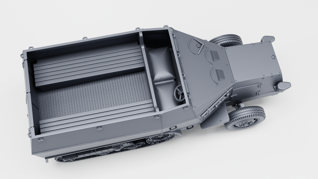 WG3D Halftrack SPW S307(f) - Ammo carrier (Germany+France, WW2)