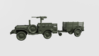 WG3D Dodge WC 1-ton cargo trailer "Ben Hur" (USA, WW2)