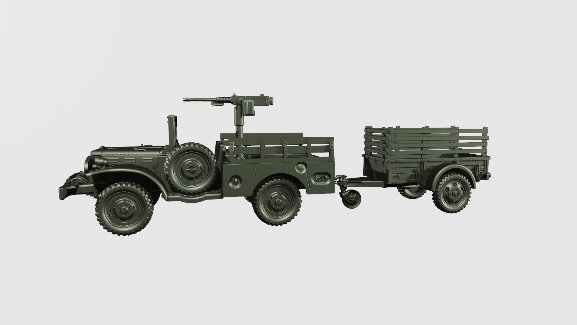 WG3D Dodge WC 1-ton cargo trailer "Ben Hur" (USA, WW2)