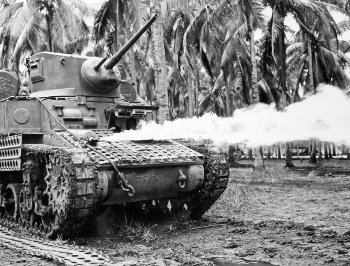 WG3D M3A1 Stuart with hull-mounted flamethrower (US, WW2)