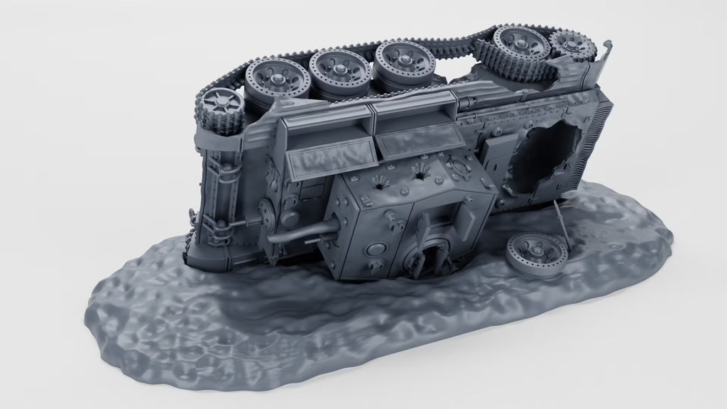 WG3D A27M  Destroyed Cromwell IV (UK, WW2)