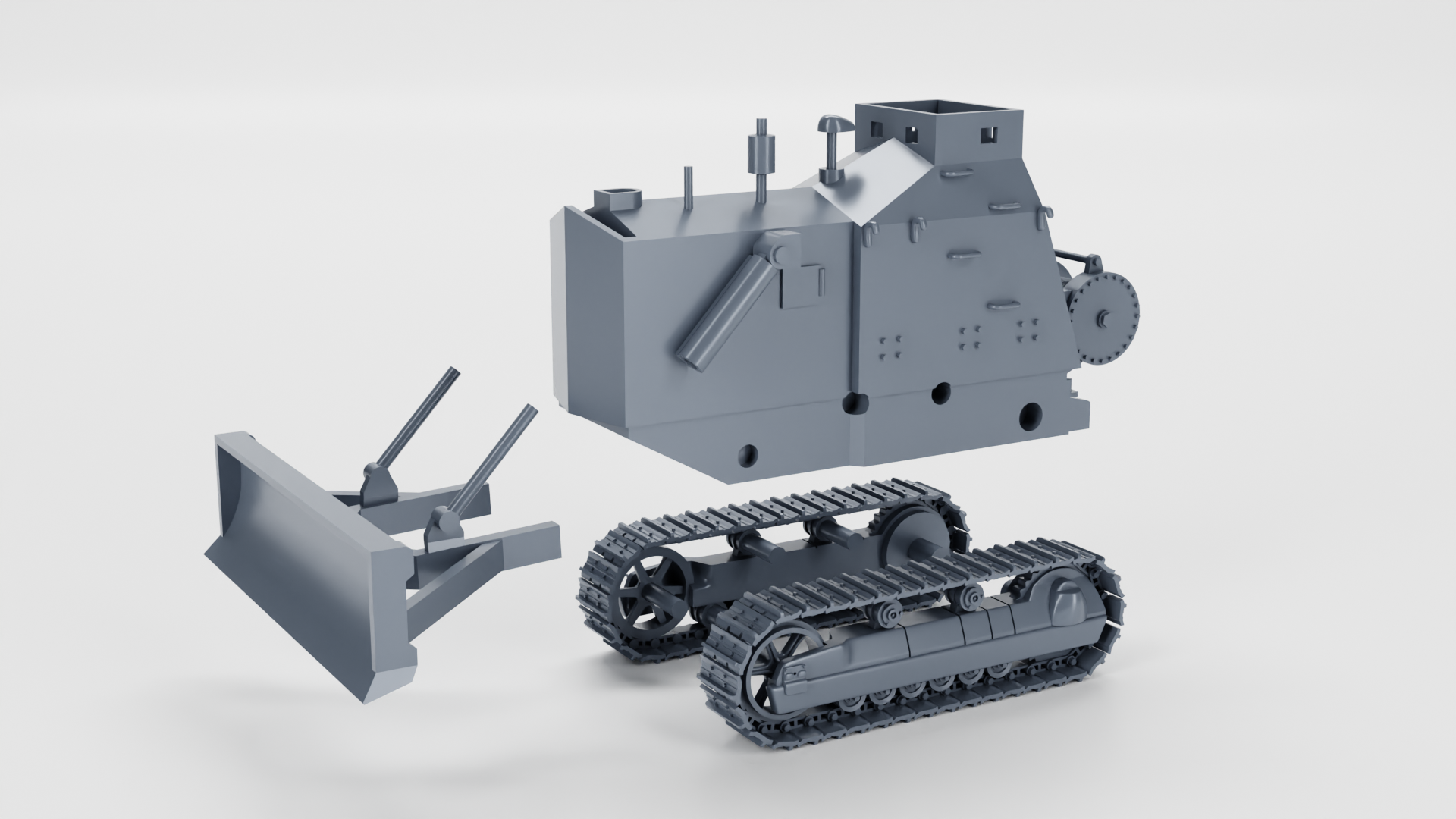 WG3D Caterpillar D7 armored (US, WW2)