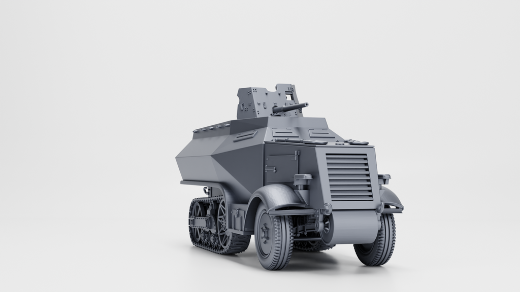 WG3D Halftrack Unic U304(f) with PaK 36 (Germany+France, WW2)