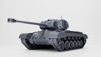 WG3D M26 Pershing Heavy/Medium Tank (US, WW2, Korean+Vietnam war)