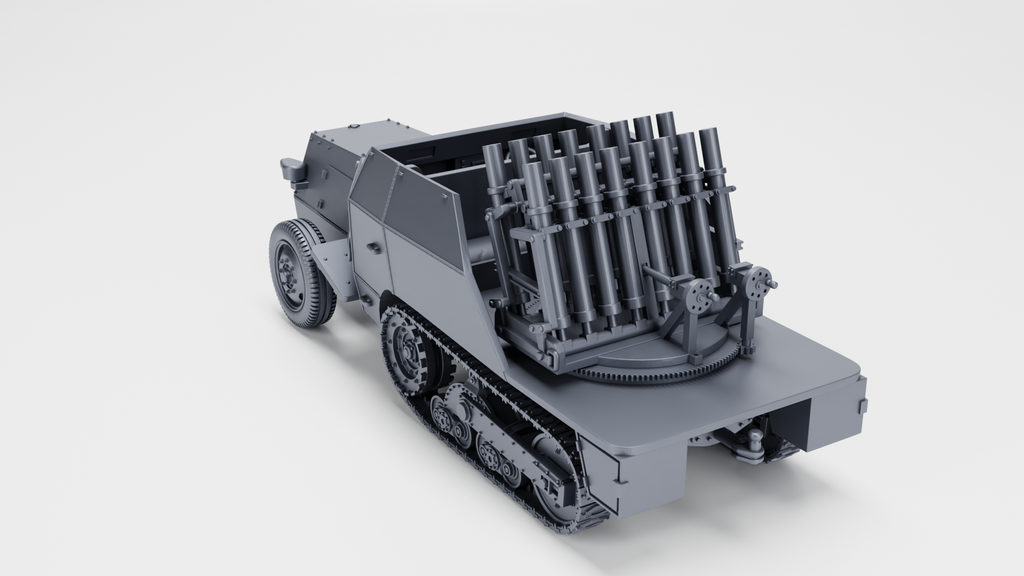 WG3D Halftrack S307(f) Reihenwerfer (row launcher) (Germany+France, WW2)