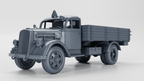 WG3D Opel Blitz 3-Tons (standard+flatbed) + mobile bunker Panzernest (Germany, WW2)