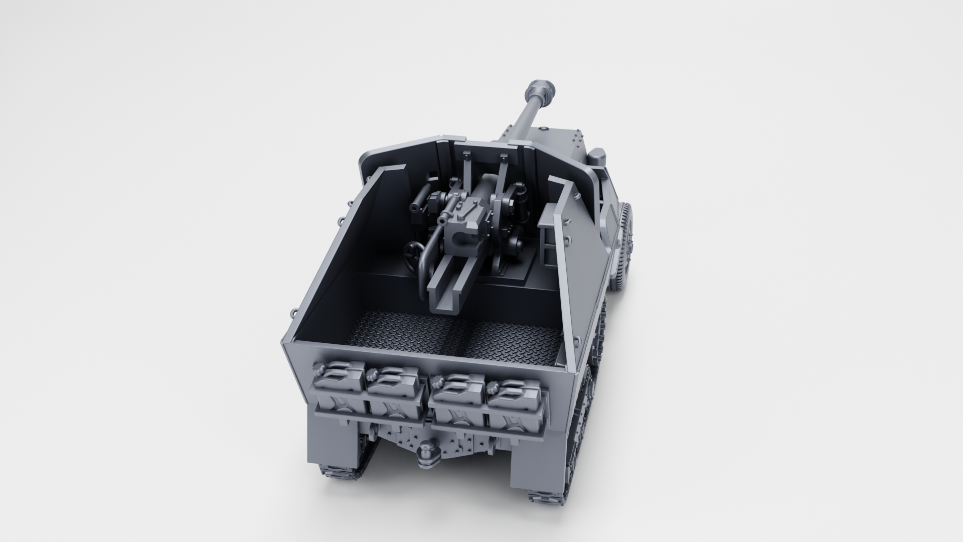WG3D Halftrack S307(f) with 75mm PaK40 (Germany+France, WW2)