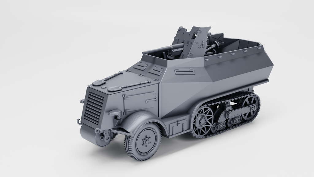 WG3D Halftrack Unic U304(f) with PaK 36 (Germany+France, WW2)