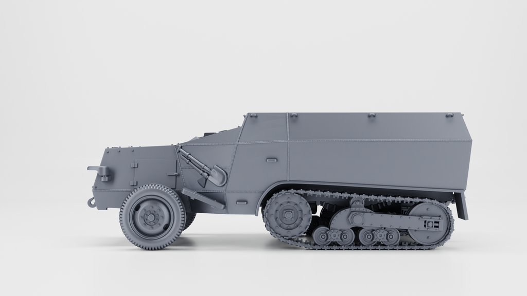 WG3D Halftrack SPW S307(f) - Ammo carrier (Germany+France, WW2)