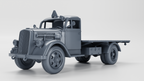 WG3D Opel Blitz 3-Tons (standard+flatbed) + mobile bunker Panzernest (Germany, WW2)