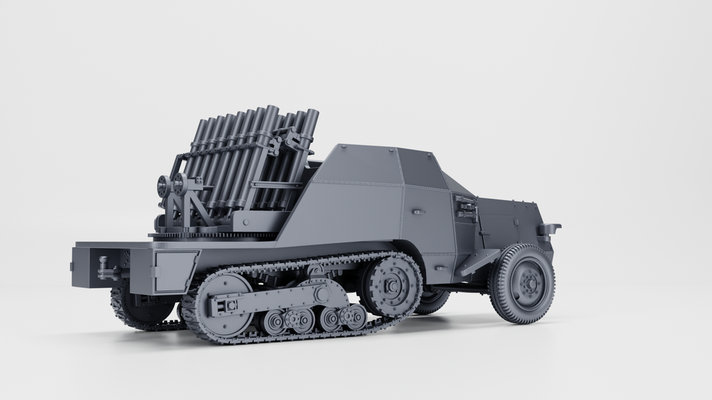 WG3D Halftrack S307(f) Reihenwerfer (row launcher) (Germany+France, WW2)