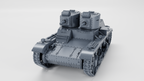 WG3D 7TP dw (twin turret) Light Tank (Poland, WW2)