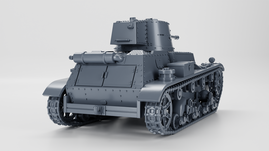 WG3D 7TP jw (single turret) Light Tank (Poland, WW2)