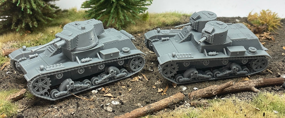 WG3D 7TP dw (twin turret) Light Tank (Poland, WW2)