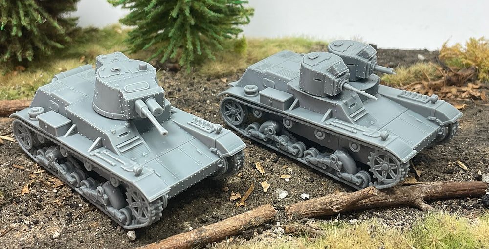 WG3D 7TP dw (twin turret) Light Tank (Poland, WW2)