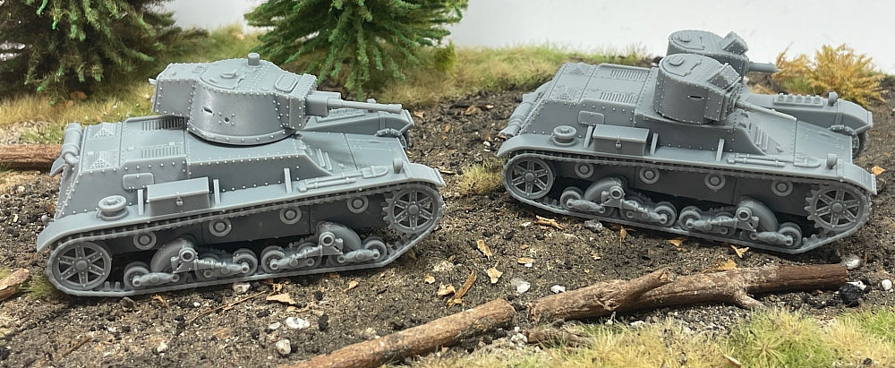 WG3D 7TP dw (twin turret) Light Tank (Poland, WW2)