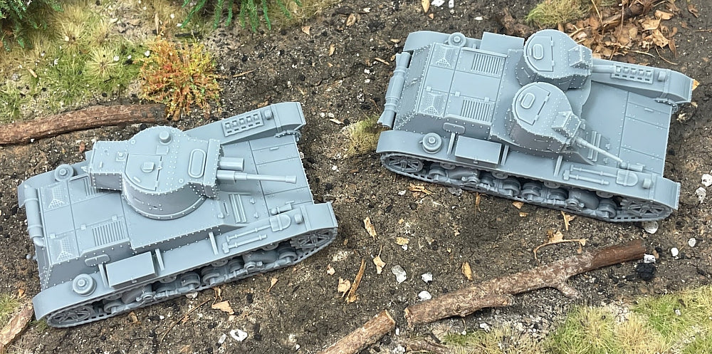 WG3D 7TP dw (twin turret) Light Tank (Poland, WW2)