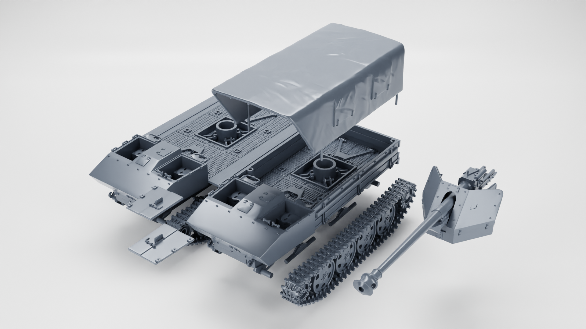 WG3D MARDER I 7.5 cm Pak 40 auf Sfl. Lorraine Schlepper (Sd.Kfz.135) (Germany, WW2)