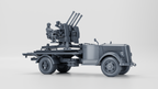 WG3D Opel Blitz with 20mm Flakvierling 38 AA Gun (Germany, WW2)