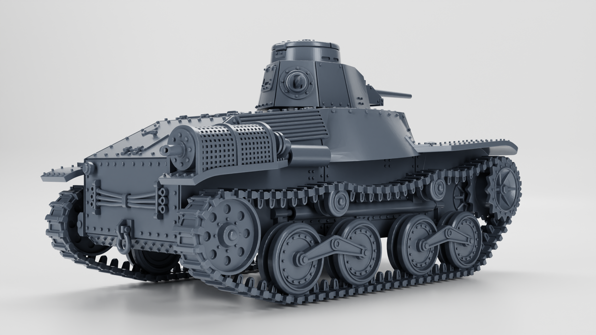 WG3D Type 95 Ha-Go Light Tank (JAPAN, WW2)