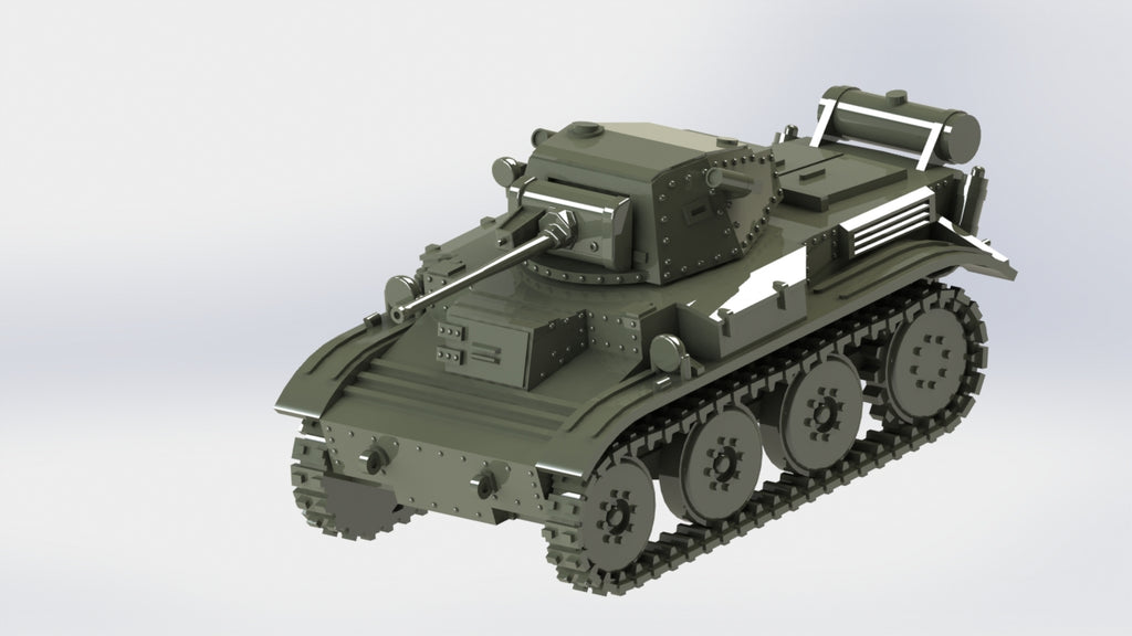 WG3D Tetrarch, Light Tank Mk.VII (A17) (UK, WW2, Lend-Lease)