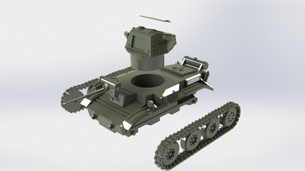 WG3D Tetrarch, Light Tank Mk.VII (A17) (UK, WW2, Lend-Lease)