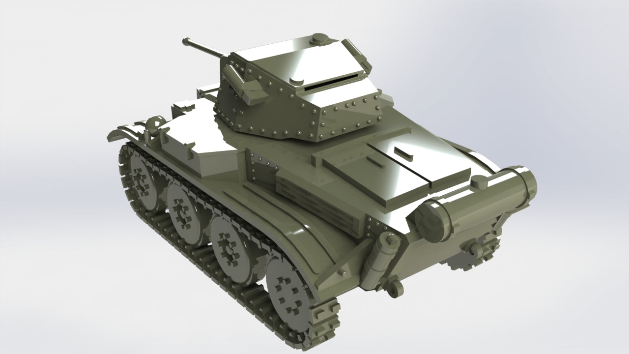 WG3D Tetrarch, Light Tank Mk.VII (A17) (UK, WW2, Lend-Lease)