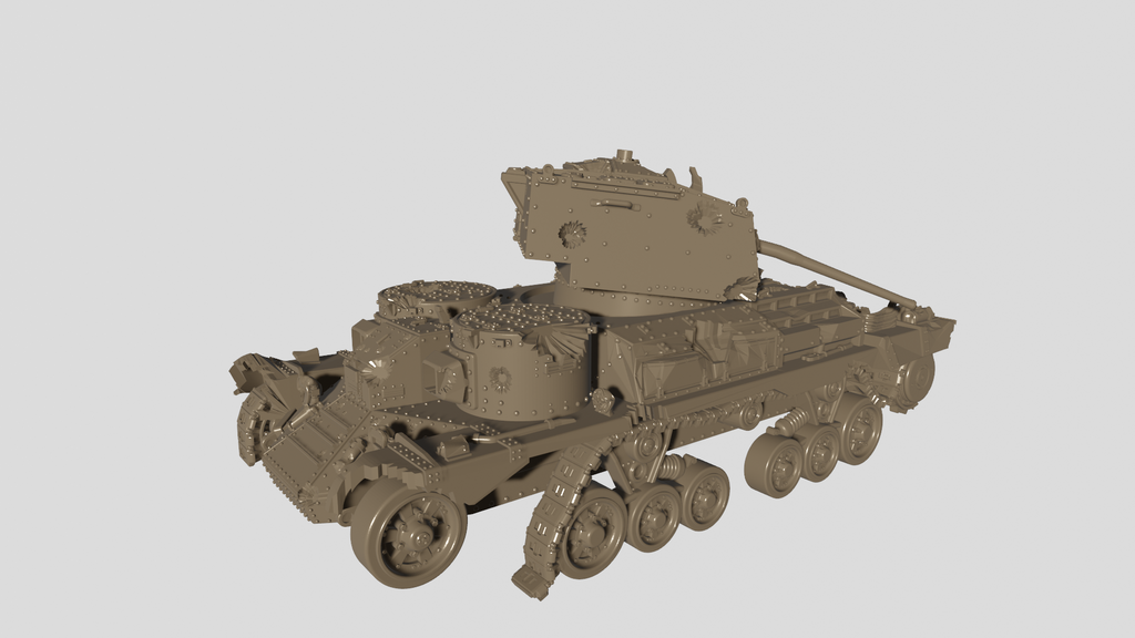 WG3D A9 Cruiser tank Mk.I Destroyed (UK, WW2)