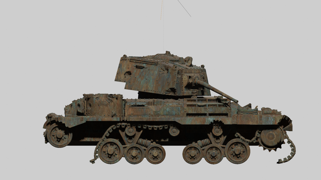 WG3D A9 Cruiser tank Mk.I Destroyed (UK, WW2)
