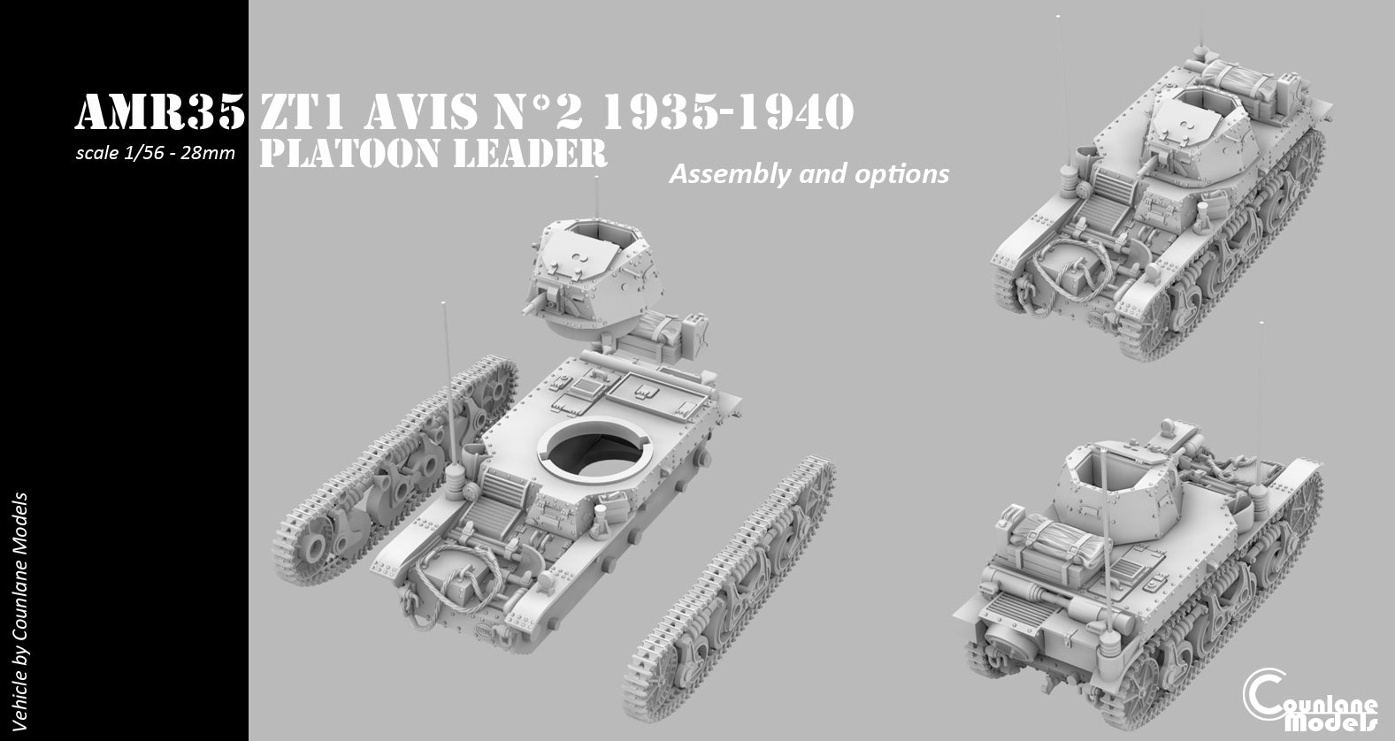 Counlane AMR35 ZT1 TSF (Platoon Leader) (France, WW2)