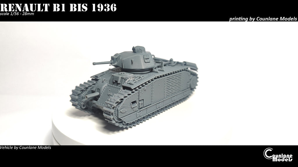 Counlane Renault B1 bis 1937 (France, WW2)