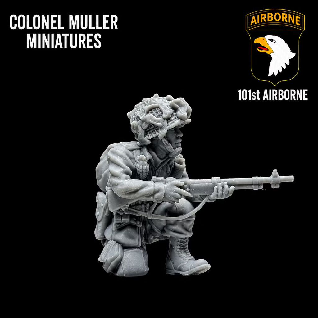 Col. Muller US AIRBORNE Kneeling BAR Jenkins