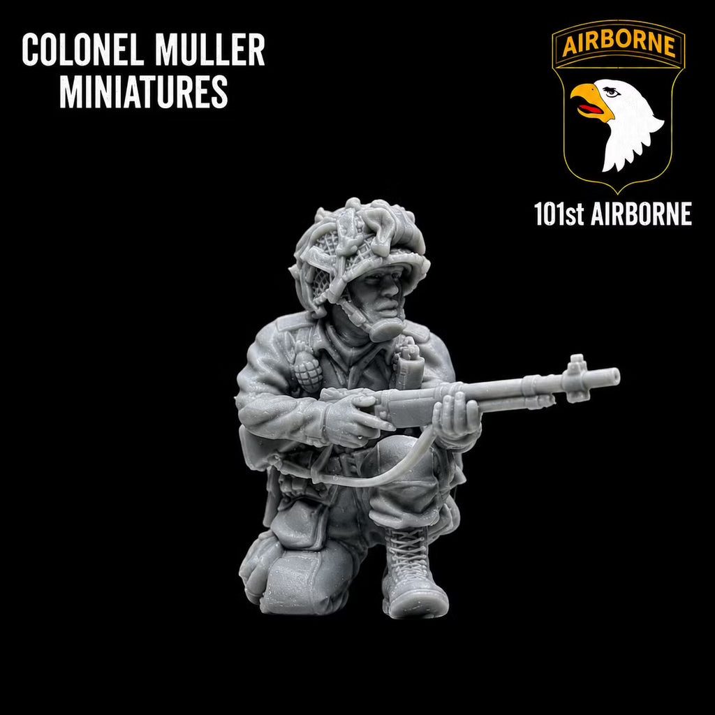 Col. Muller US AIRBORNE Kneeling BAR Jenkins