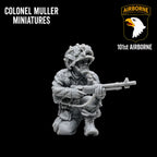 Col. Muller US AIRBORNE Kneeling BAR Jenkins
