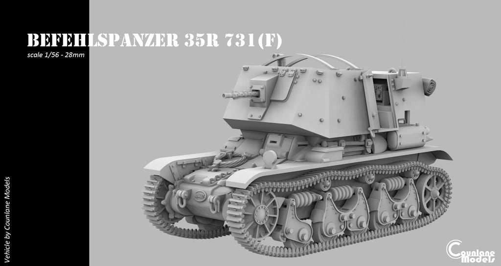 Counlane Befehlspanzer 35R 731(f) (Germany, WW2)