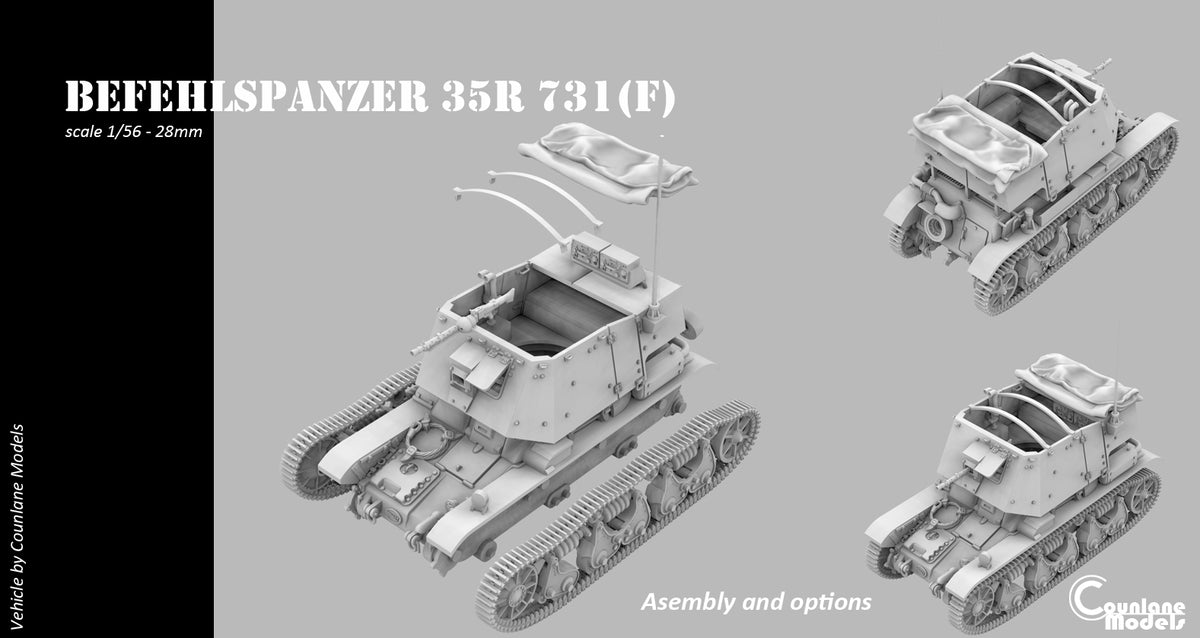 Counlane Befehlspanzer 35R 731(f) (Germany, WW2)