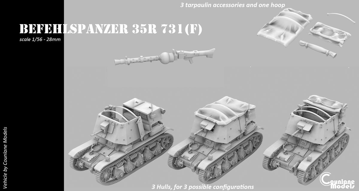 Counlane Befehlspanzer 35R 731(f) (Germany, WW2)