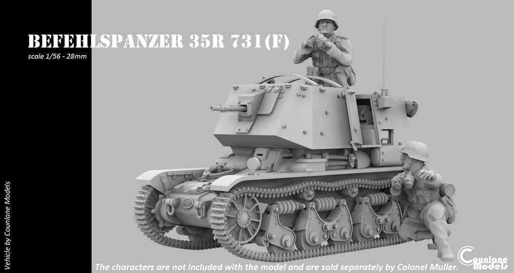 Counlane Befehlspanzer 35R 731(f) (Germany, WW2)