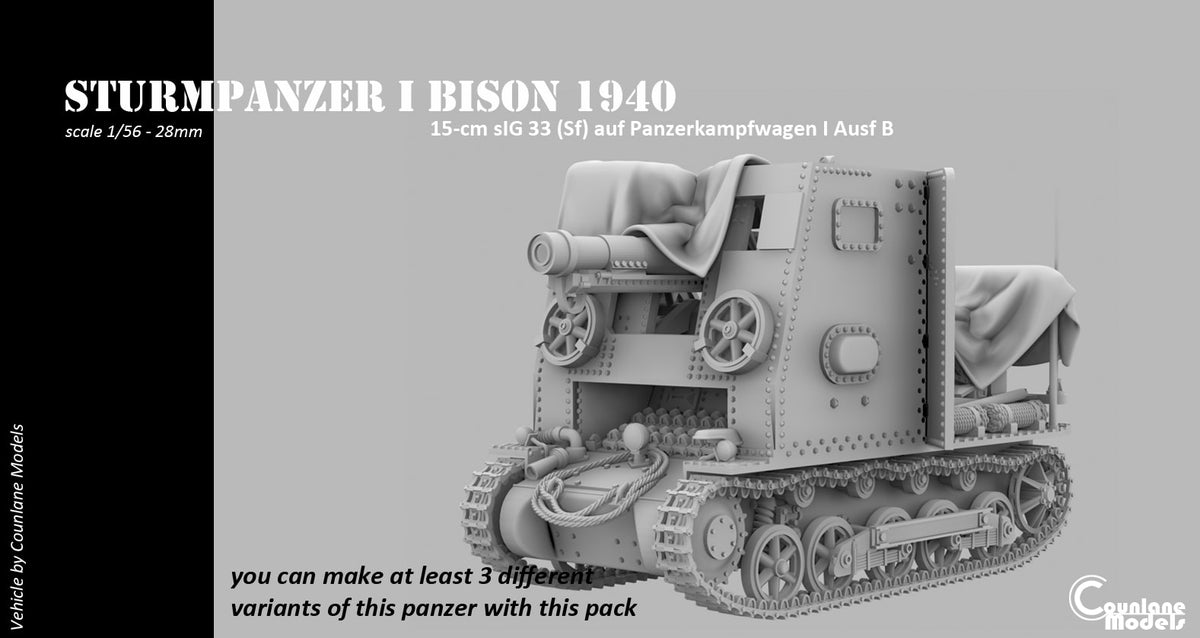 Counlane Sturmpanzer I - Bison 1940 (Germany, WW2)