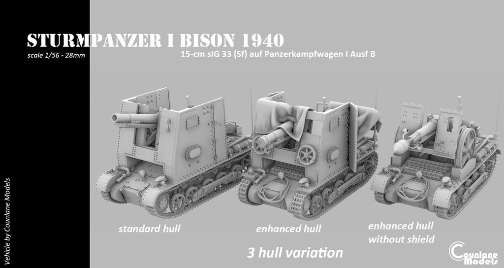Counlane Sturmpanzer I - Bison 1940 (Germany, WW2)