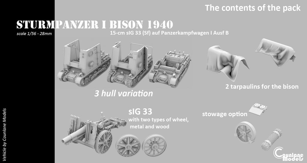 Counlane Sturmpanzer I - Bison 1940 (Germany, WW2)