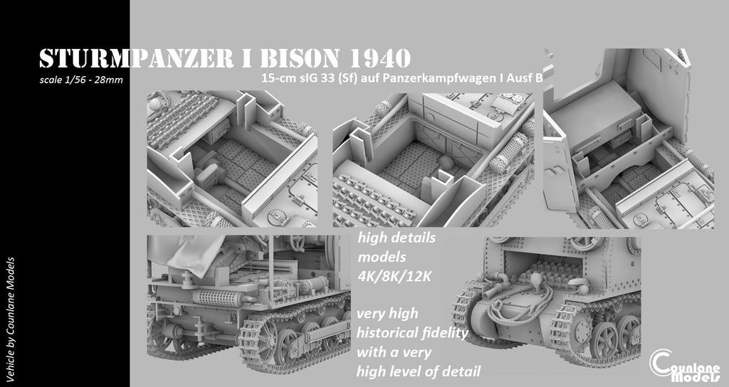 Counlane Sturmpanzer I - Bison 1940 (Germany, WW2)