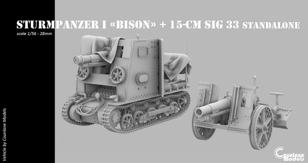 Counlane Sturmpanzer I - Bison 1940 (Germany, WW2)