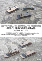 Manley LFG3D003 - 1/600 USS Brown River Ironclads