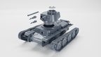 WG3D CKD LT Vz.38 (Skoda) Light Tank (Czech, WW2)