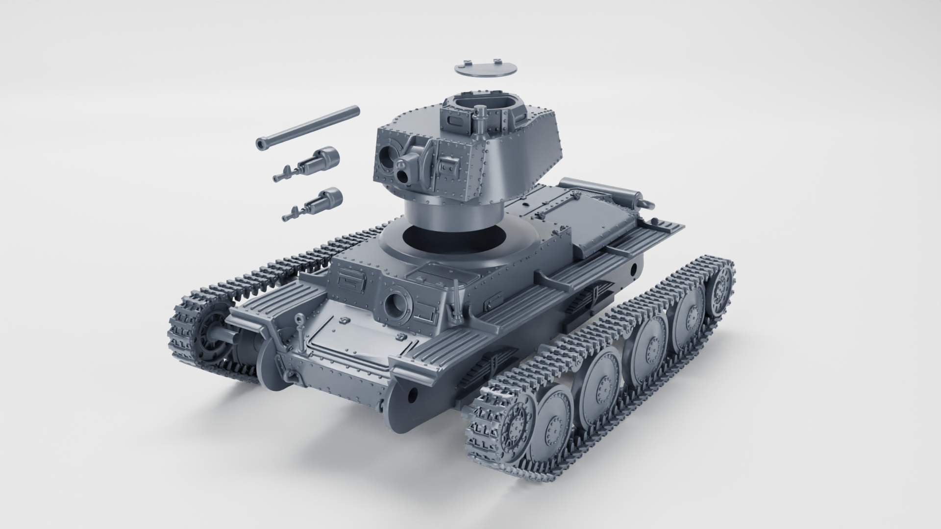 WG3D CKD LT Vz.38 (Skoda) Light Tank (Czech, WW2)